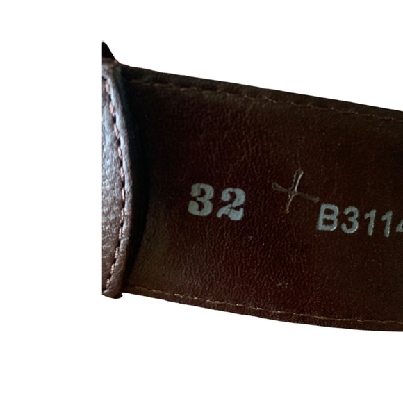 Brighton Ladies Wide Brown Leather Belt Size 32 main image 8
